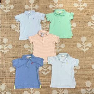 The Beaufort Bonnet Company Prim & Proper Polo Bundle Boy’s Shirts 2T